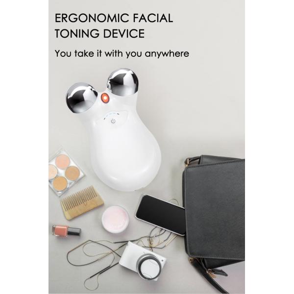 Lotion Conduction Electric Massager for Facial and Neck Beauty EMS Lifting