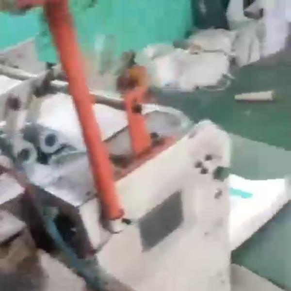 1.5KW Electric Used Automatic Cutting And Sewing Machine For Woven Bags