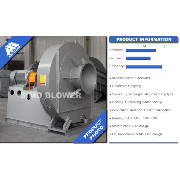 Carbon Steel Cement Centrifugal Blower Fan Medium Pressure Antiwear