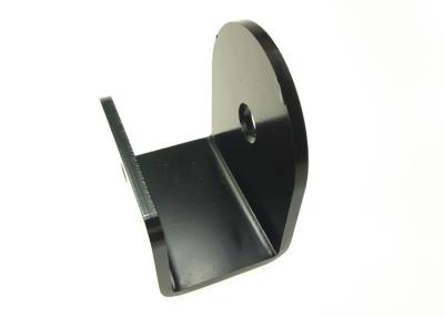 Black Carbon Steel Car Holder Bracket Stamping Zinc Finish 80 X 50 X 3 mm