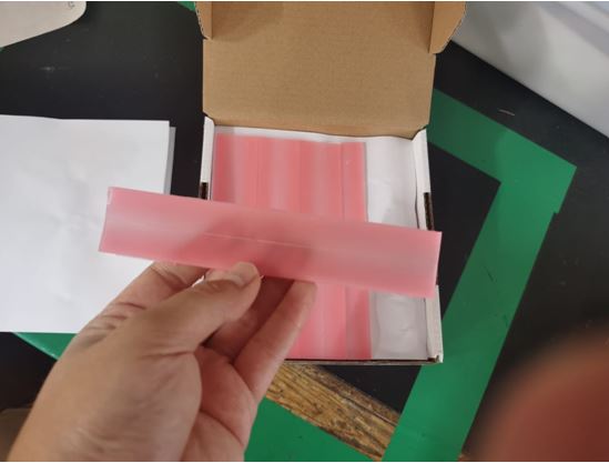 Dental Lingual Bar Wax Lab Valplast Preformed Casting Strips Wax Sticks Lingual Bar 1LB