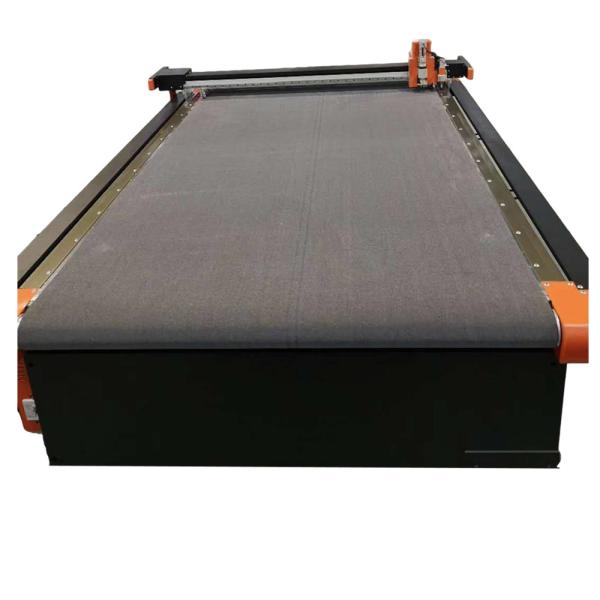 CNC Digital Cutting Machine Fabric Cutter with 3420*2550*1220mm Size Tungsten Steel Blade and 2500*1800mm Cutting Scope