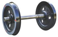 Casting Rail Wheel Set , Steel Train Wheels 350mm For Locomotive Wagon