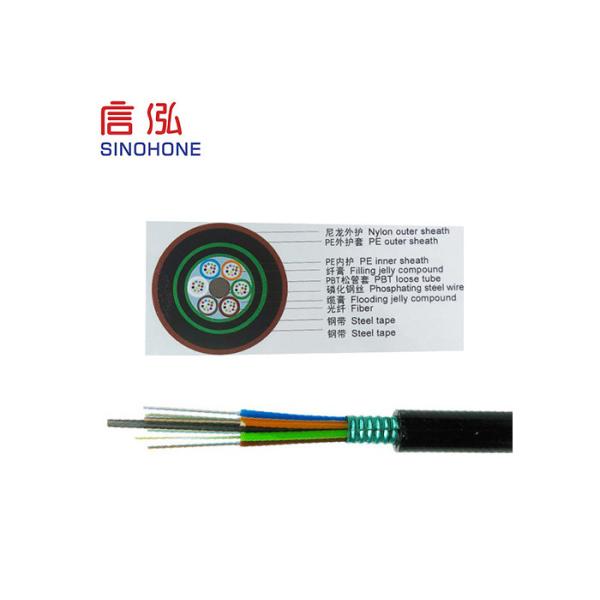 Anti Rodent Fiber Optic Cable , Terminating Fiber Optic Cable Water Blocking