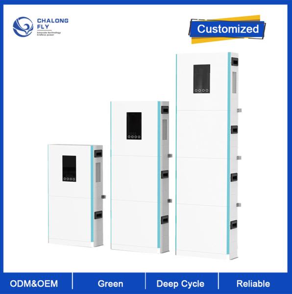 OEM ODM Bateria de lítio LiFePO4 Sistema de armazenamento de baterias domésticas empilhadas 48V 100/200AH pacotes de baterias de lítio
