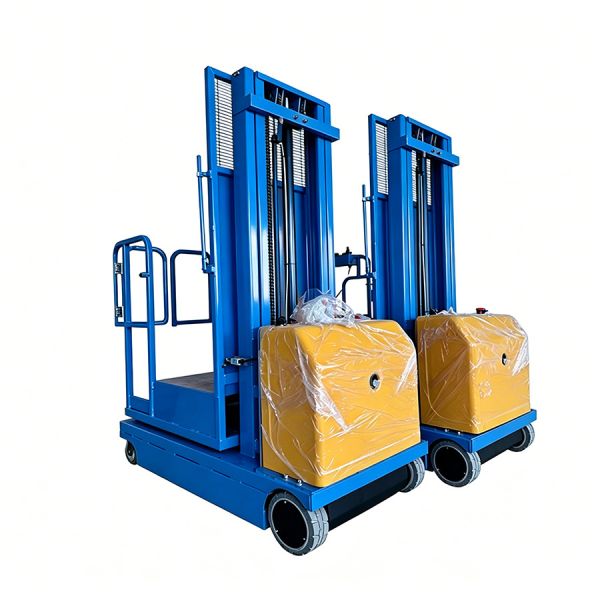 2.7m-4.5m Full Electric Indoor Cherry Aerial Order Picker Platform High Velocity