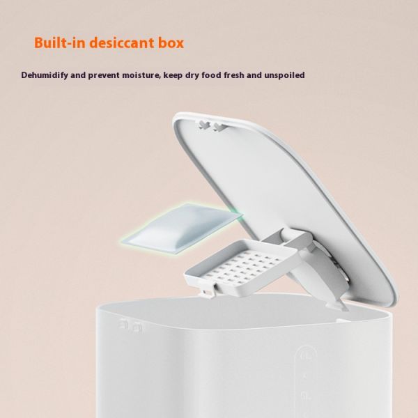 6L Video Edition Automatic Pet Feeder Solid Pattern Double Feeding Eco-Friendly Plastic Battery Charging Capabilities Adjustable