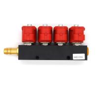 4 rail LVTK04 d'injecteur de LPG CNG de moteur de cylindre pour des automobiles