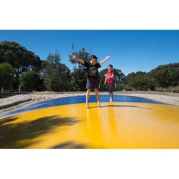 PVC Inflatable Jump Pillow Outdoor Kangaroo Jumper Inflatable White Jumping Clouds