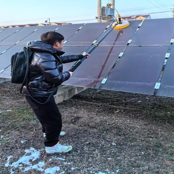 Wanlv Sunny Electric Rotating Brush for Photovoltaic Panels Cleaning Aluminum Alloy Material Artificial Control