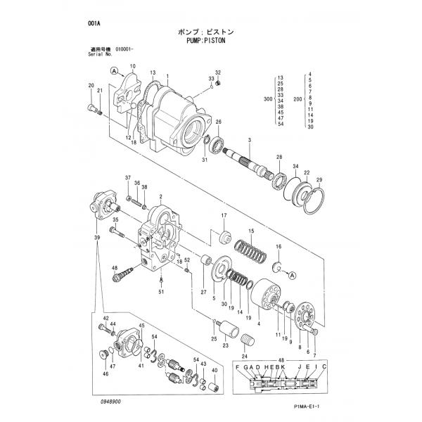 ZX40U-2 ZX40U-3 ZX48U-3 ZX50U-2 ZX50U-3 Excavator Hydraulic Pump 4615640 PVK-2B-505-CN-4962E