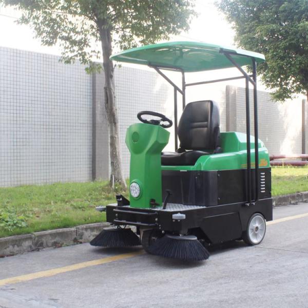 8000m2/h Working Efficiency Electric Battery Ride On Road Vacuum Sweeper 36V Voltage