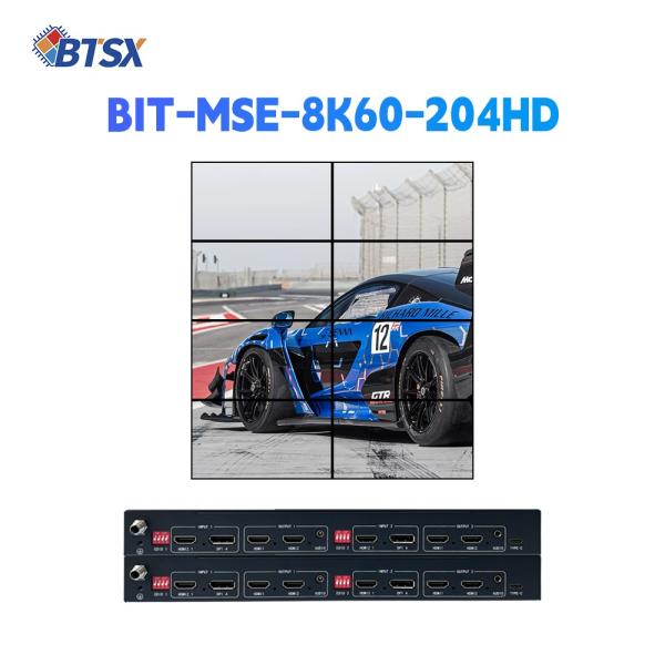 Powerful Video Wall Controller 2×2 Max Input Resolution 7680×4320P60 for LED/LCD Multi-Display Systems
