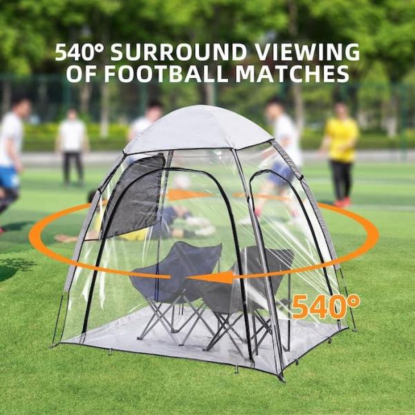 Área exterior 62.99*51.18*70.86 polegadas impermeável PVC transparente Proteção UV