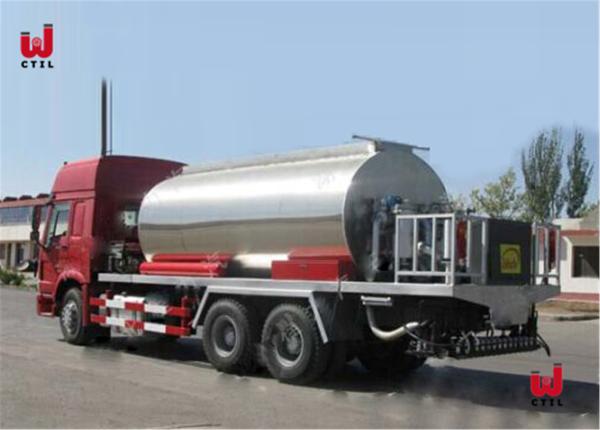 Construção de estradas de Asphalt Distributor Truck Sprayer 6x4 do Euro 4
