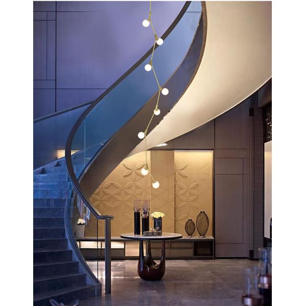 Creative Tree Branch Chandelier Villa Staircase Ceiling Glass Ball Chandelier Lights（WH-NC-72)