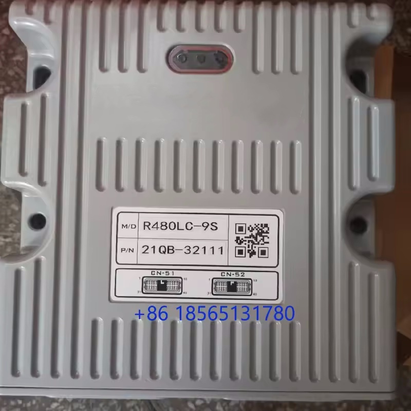 For Hyundai Excavator R480LC-9S  ECM Controller Unit 21QB-32111 3408501 ECU Aftermarket New With Program Control Panel