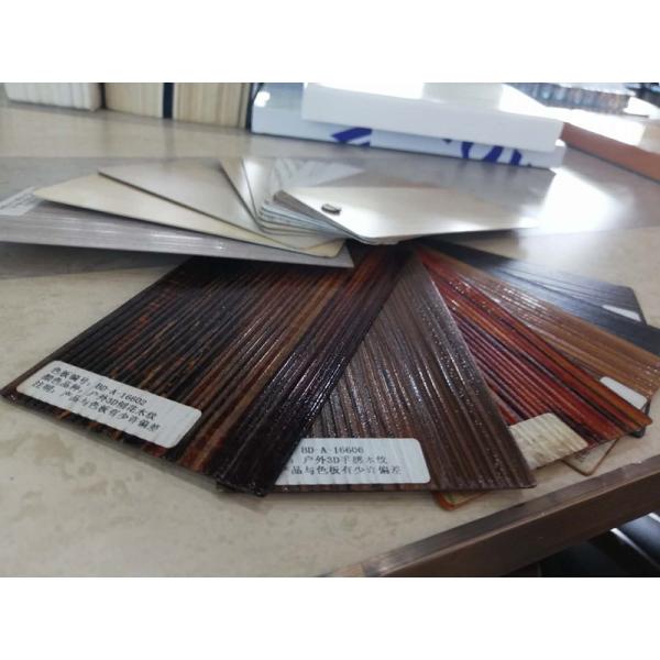 Fireproof 3D 1.5m Wood Grain Aluminum Composite Panel