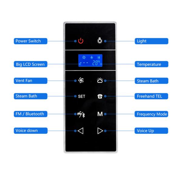 White / Black Mini Sauna Steam Machine , Steam Generator Kit For Steam Room