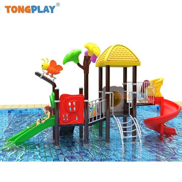 Wholesale Water Park Children Outdoor Amusement Park Mini Water Play Equipment Water Park Kids Pool Slide for Sale