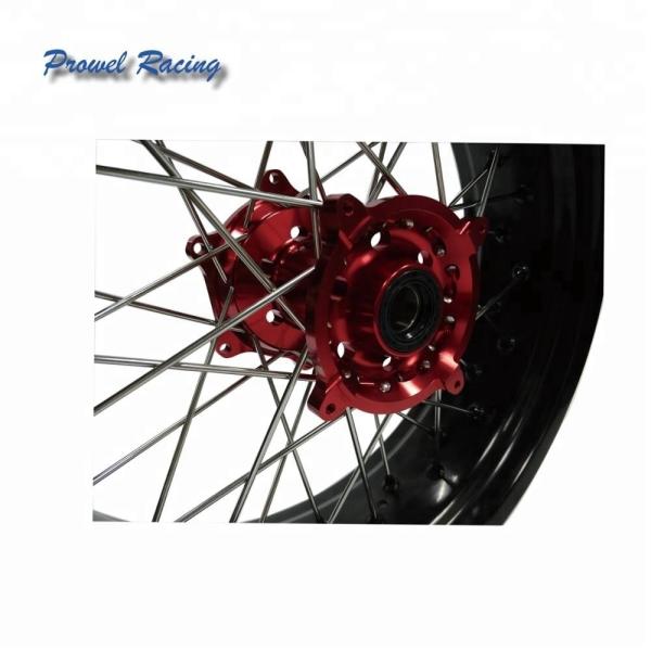 Alumínio 6061 T6 Motociclo Motocross Supermoto Alumínio Roda Fenda tamanho 5.0x17 para o seu
