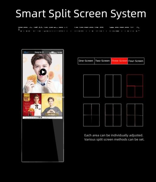 Anti Fingerprint Portable Mobile Digital Signage Commercial Grade 32 Inch Digital Signage