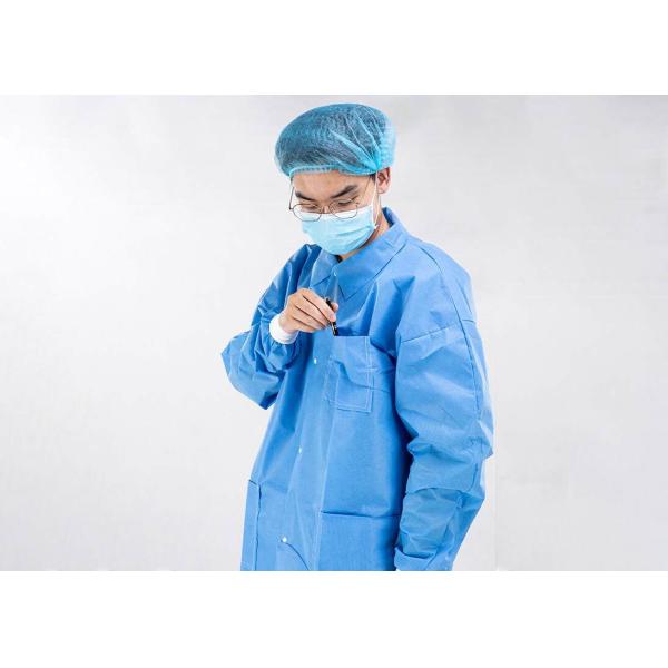 Пальто лаборатории SMS устранимое с мантией посетителя больницы брюк