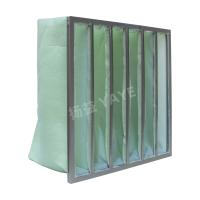 Non Woven F8 Bag Filters Hvac Efficiency F6 Bag Filter 590×590×550mm-6P