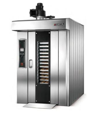 Forno comercial da convecção da cremalheira do forno giratório bonde das bandejas dos fornos 16 do cozimento para a padaria do pão