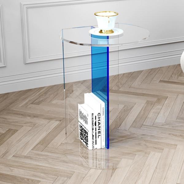 Minimalist  Custom Color Acrylic Coffee Table Side Table Tea Table for Indoors and Outdoors