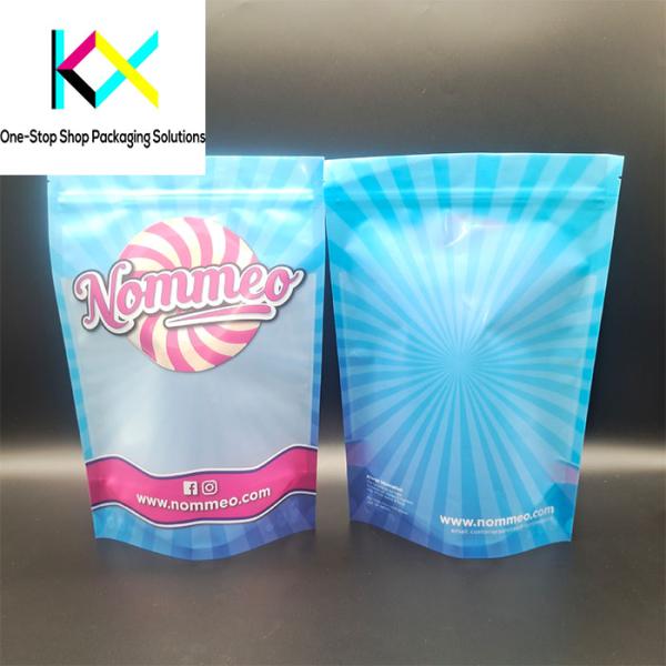 ISO9001 Clear Window Stand Up Plastic Bags Food Packaging Doypack 130um