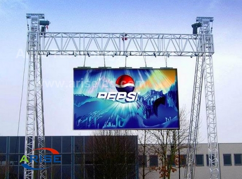Aluminum Made P12mm P16mm P10mm Outdoor Rental Full Color LED video display board,ARISELED