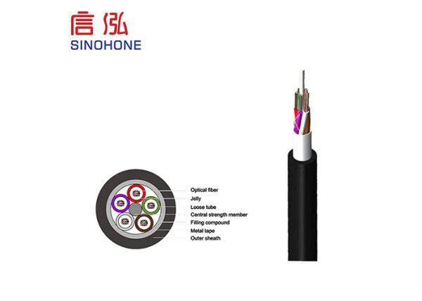 Customized Length Commercial Fiber Optic Cable Loose Tube Structure