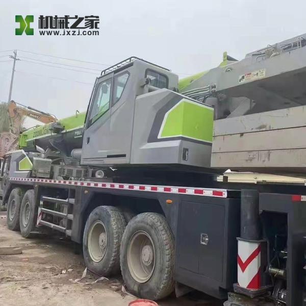 ZTC80V Zoomlion Used Truck Cranes 80ton 49m Second Hand Crane Trucks