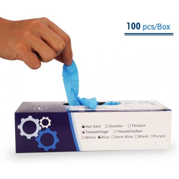 CE FDA Nitrile Powder Free Disposable Surgical Rubber Gloves