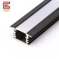 Perfil de LED Alu flexível com faixa de LED preto para decoração de casas
