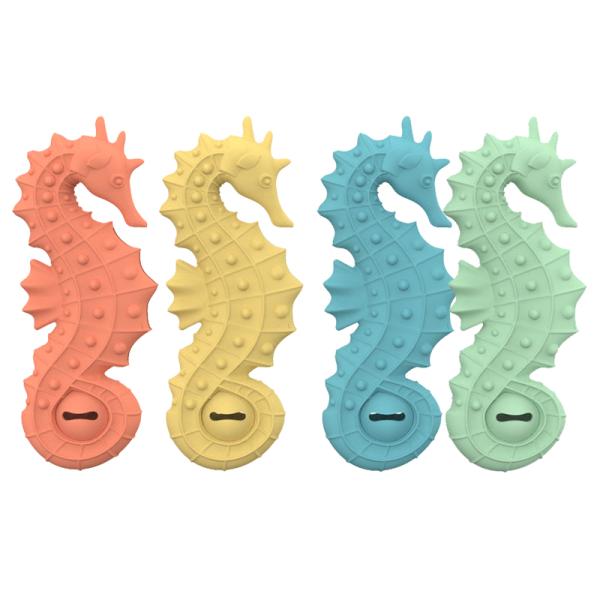 Vente à chaud sans BPA Chien de mer en silicone Puzzle jouet œuf chiot nourriture Slow Feeder Chien d'animaux de compagnie Jouets à mâcher en silicone