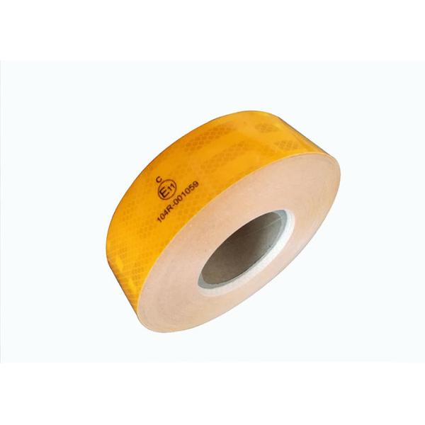 軽いアクリルの明確な車のためのEce 104の反射テープ、こはく色2の反射テープ