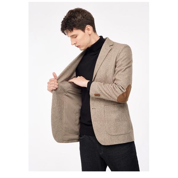 Button Fly Closure Slim Fit Suit Men Blazers Jacket for Party and Casual Occasions