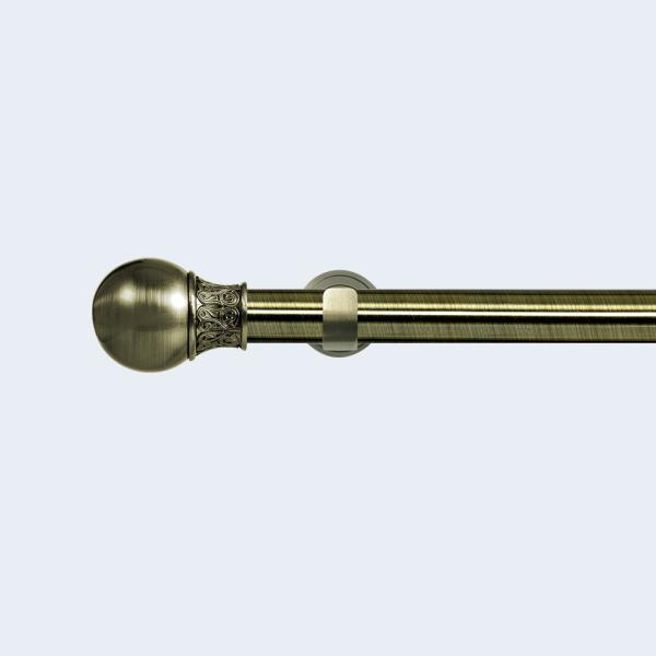 0.5 MM Thickness Anti-Brass Color Curtain Rod For Home Window Curtain Decoration
