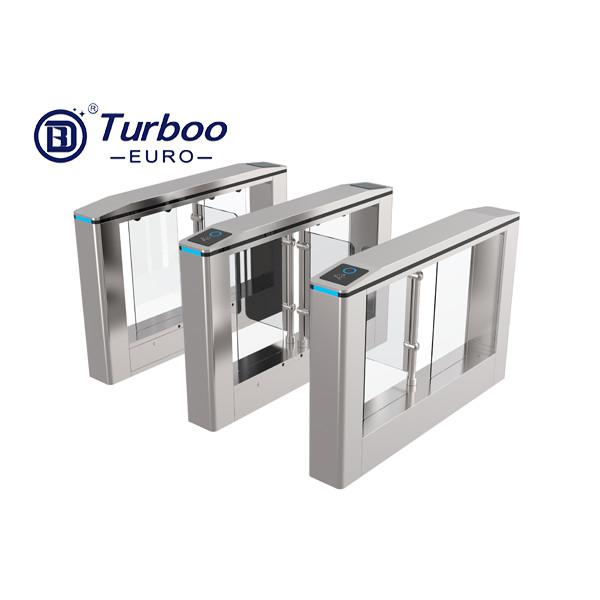 600-1300mm Width Swing Turnstile Gate SUS304 14 Pairs Infrared Sensor