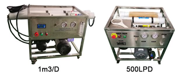 Portable small sea water seawater desalination machine for boat home