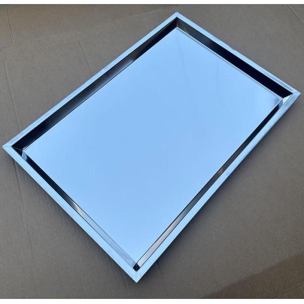 600*800 Commercial Aluminium Baking Trays Stackable Aluminium Oven Tray