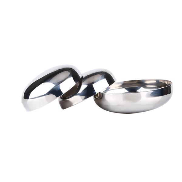 Sanitary SS304/SS316 Welded Oval Head Cap Stainless Steel Spherical End Cap Pipe Fitting