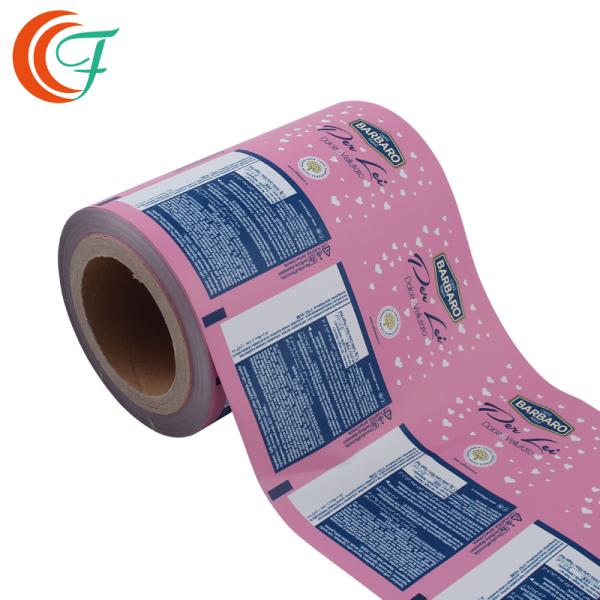 Нагрейте Sealable напечатанную упаковывая полиэстровую пленку порошка соуса фильма металлизированную кофе