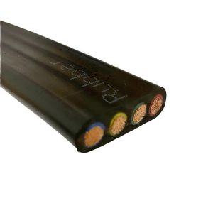 Waterproof Flat Submersible Pump Cable with EPR Insulation Flexible Copper Conductor and Wide Temperature Range