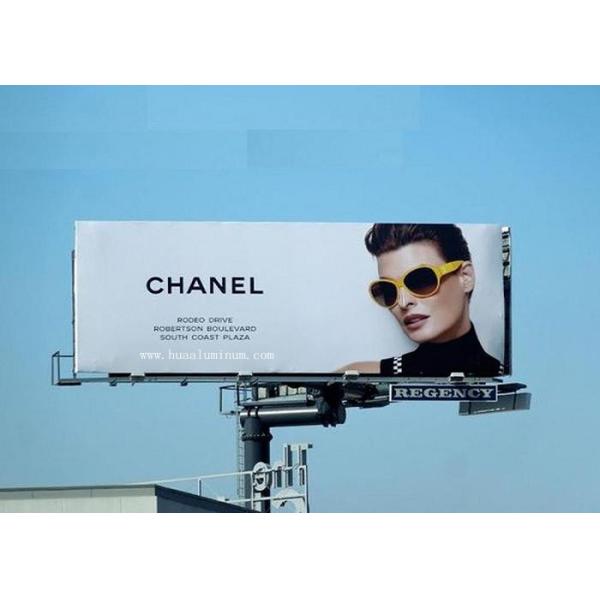 UV Resistant Signage Aluminum Composite Panel , 2000mm ACM Sign Board