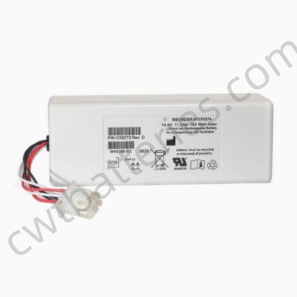 PHiliph Respirador V60 V60S Ventilador Batería 1058272 1076374 Baterías recargables de iones de litio Compatibles con 14.4V 11.0Ah