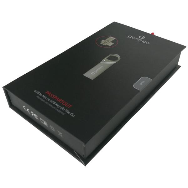 слоение Matt картонной коробки эфирного масла 100g C1S магнитное упаковывая