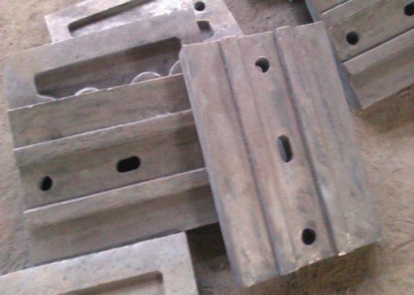 Wear Steel Mill Liners Castings Cement Mill Liner DF039 Hardness More than HRC48